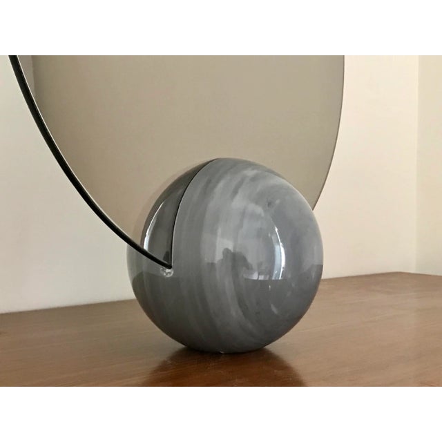 1980s 1980s L & M Vignelli for Casigliani Table Mirror For Sale - Image 5 of 12