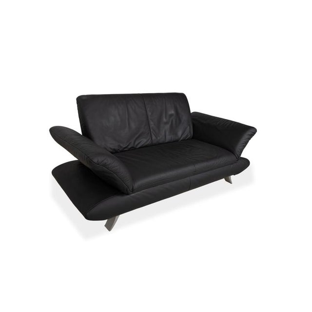 Rossini 2-Seater Sofa in Dark Grey Leather from Koinor For Sale - Image 5 of 15