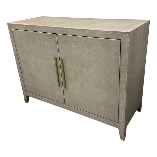 Restoration Hardware Graydon Shagreen Sideboard For Sale