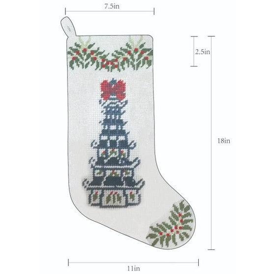 Celebrate the magic of the season with our exquisite Stocking. Each one is beautifully stitched in vibrant holiday color...