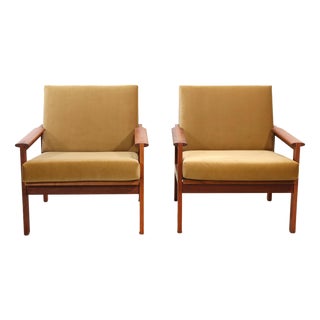 Teak Capella Chairs by Illum Wikkelso, 1960s, Set of 2 For Sale