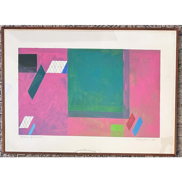 Original Signed Arlene Slavin "Jackman 1975" Large Framed Screenprint With Acrylic. Edition 11/30. Sold to previous owner...