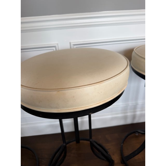 Vintage Shaver-Howard Swivel Counter Stools, Set of Four, Circa 1970s For Sale - Image 9 of 15