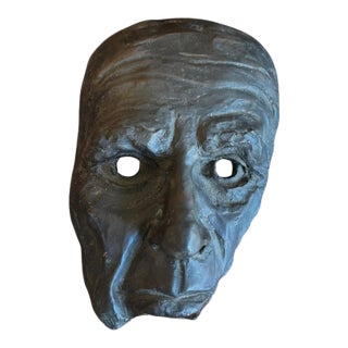 Picasso Face Bronze Sculpture For Sale