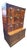 Antique Mahogany 9 Drawer File Cabinet Credenza W/ Art Deco Pulls & Metal Straps For Sale
