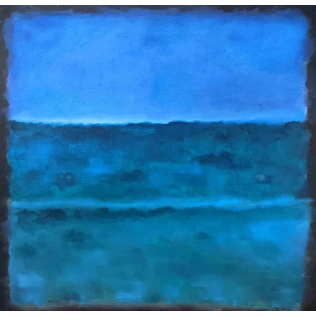 Adriano Bernetti Da Vila, Too Easy to Say Green, Original Painting, 2020 For Sale - Image 3 of 3