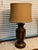 Art Nouveau Designer Frederick Cooper Art Nouveau Style Ceramic Table Lamp With Original Woven Shade For Sale - Image 3 of 18