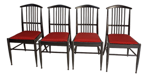 Dining Chairs by Kerstin Horlin Holmquist for Asko, Finland, 1970s, Set of 4