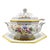 Ceramic Late 20th Century Italian Hand-Painted Octagonal Floral Soup Tureen Set For Sale - Image 7 of 18