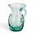 Glass 1976 Liberty Village Glasshouse Aquamarine Lily Pad Blown Glass Pitcher 6.75" For Sale - Image 7 of 11