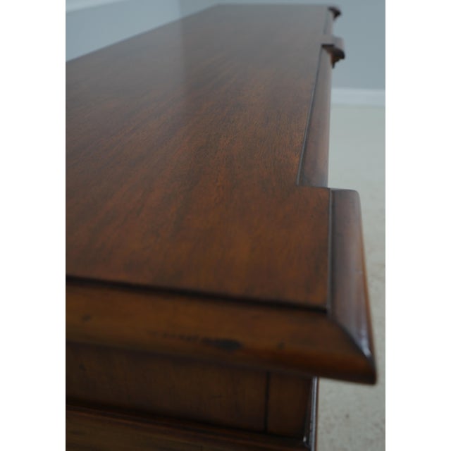 Ethan Allen Marquetry Continental Mahogany Sideboard For Sale - Image 9 of 18