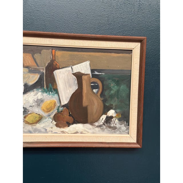 Inge Camill, Still Life, 1960s, Oil on Canvas, Framed For Sale - Image 5 of 14
