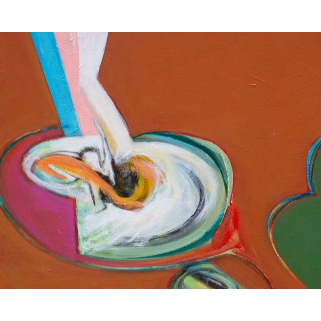 Abstract Oil on Canvas Painting by James L. Bruch For Sale - Image 4 of 9