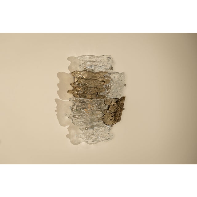 Wall Lamps in Murano Glass by Zero Quattro, Italy, 1970s, Set of 4 For Sale - Image 10 of 18