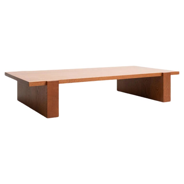 Contemporary Solid Oak Low Table from Dada For Sale