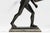 Amazing Miniature Antique Grand Tour Bronze Herculaneum Runner Statue Neoclassical Greek Athlete Sculpture Home Decor Art For Sale - Image 4 of 13
