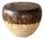 Andrianna Shamaris Drum Shape Mango Wood Side Table For Sale
