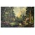 Oil on board framed painting after "Sentinel Rock Through Pines Yosemite Park: by Thomas Moran. A member of the Hudson...