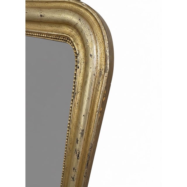 Louis Philippe 19th Century Louis Philippe Giltwood Wall Mirror For Sale - Image 4 of 11