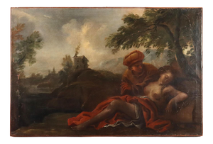 Italian School, Mythological Subject, Oil on Canvas