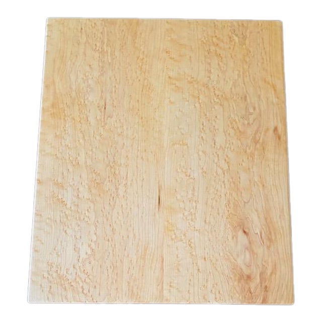 Rare Vintage Ed Wohl “Primo” Bird’s Eye Maple Presentation Cutting Board For Sale