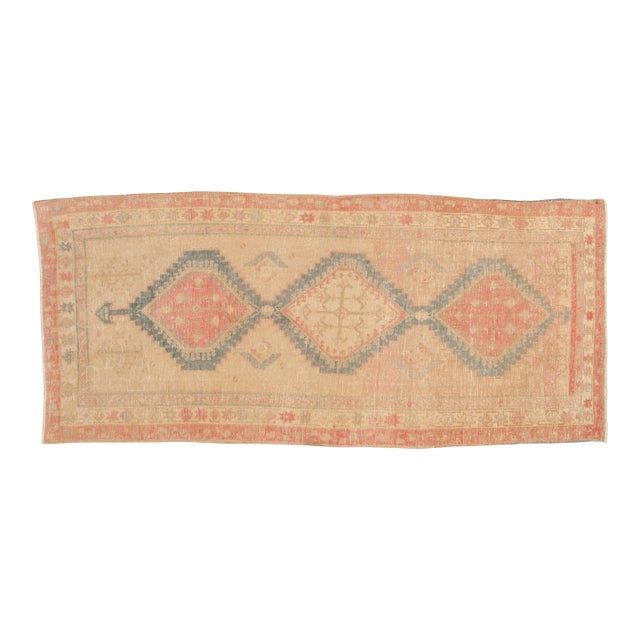Vintage Distressed Serab Rug Runner - 3'6" x 8'1" For Sale