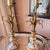 This is a gorgeous set of two Florentine carved giltwood lamps with gorgeous tole leaves. They. Are. Beautiful! They would...