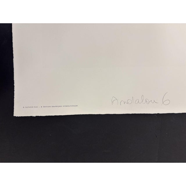 Salvador Dali "Narcissus (Phones)" Etching, 1972 For Sale - Image 12 of 12