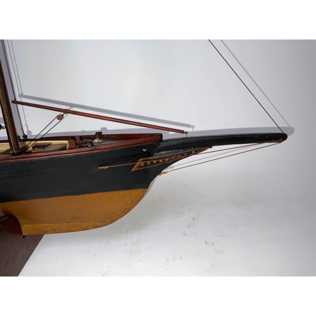 Wood Model of the Schooner Yacht Vim For Sale - Image 7 of 12
