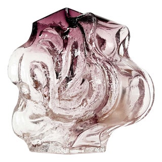 Mid-Century Modern Art Glass Vase by Kai Blomqvist for Kumela, Finland, 1960s For Sale