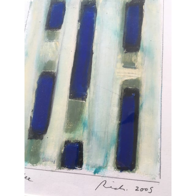 Contemporary Abstract Pastel Work by Paul Rinaldi For Sale - Image 3 of 3