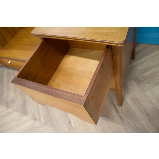 Brown Mid-Century Walnut Dressing Table from Younger, 1960s For Sale - Image 8 of 11