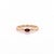 Contemporary Natural Garnet Stacking Ring - January Birthstone Ring - Dainty Minimalist Everyday Ring - Us 7 For Sale - Image 3 of 3