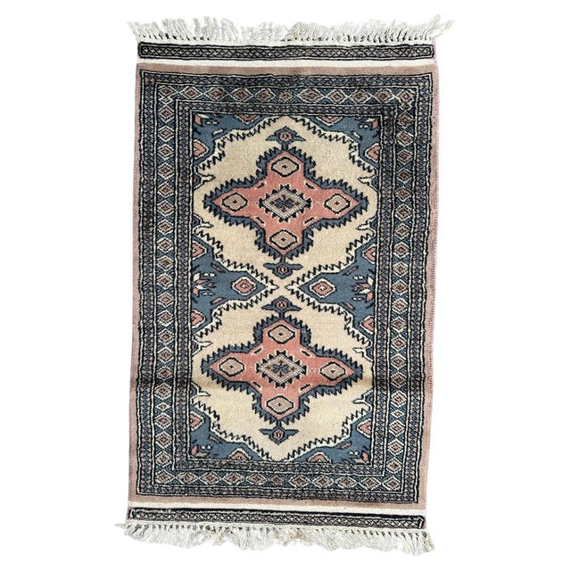 Small Vintage Pakistani Rug, 1980s For Sale