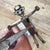 Metal Folk Art Steampunk Welded Metal Stork and Baby Figurine For Sale - Image 7 of 13
