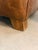 Mitchell Gold for Restoration Hardware Leather Club Chair Pair With Ottoman For Sale - Image 9 of 12