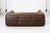 Animal Skin Vintage Two-Seater Togo Sofa with Arms in Brown Leather by Michel Ducaroy for Ligne Roset, 1970s For Sale - Image 7 of 18