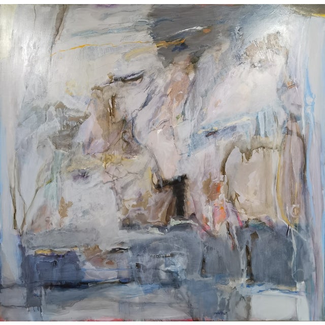 Daniel Prat, Monumental Abstract Composition, Oil on Canvas For Sale