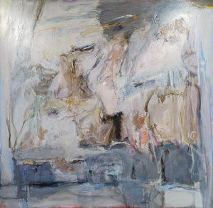 Daniel Prat, Monumental Abstract Composition, Oil on Canvas
