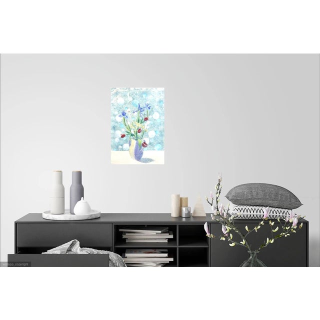 PRICE REDUCED:: over 17 people have "liked" this piece, be the one to own it or give it as a gift! Flowers in a vase,...