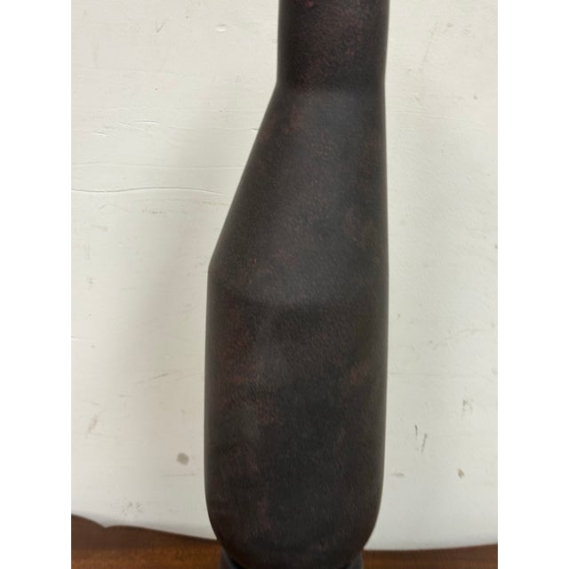 Ceramic 101 Copenhagen Sphere Vase Tall Coffee For Sale - Image 7 of 12