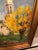 Wood Pastoral Oil on Board of Church For Sale - Image 7 of 13