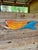 Vintage Hand-Carved Coastal Folk Art Mermaid Wall Sculpture For Sale - Image 12 of 12