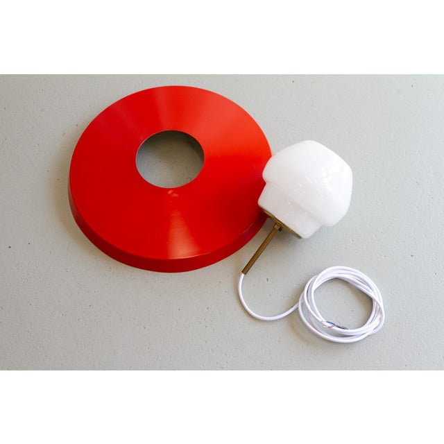 Danish Red and Opaline Pendant by Lyfa, 1950s For Sale - Image 18 of 18
