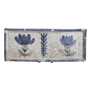 Vintage French Ceramic Tray by Gustave Reynaud, 1960s For Sale