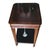 A Chippendale style octagonal side table with a slender 5" wide x 7" deep pullout tray used for drinks or for notes made...