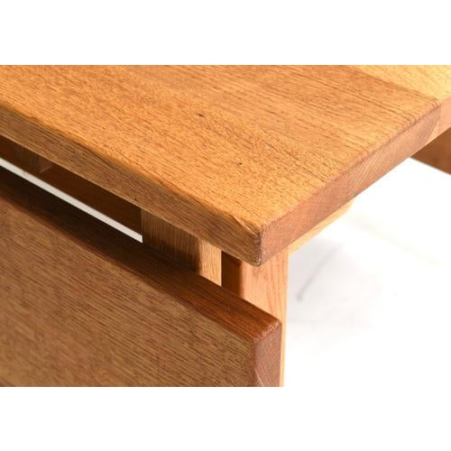 Scandinavian Drop Leaf Dining Table in Oak, 1970s For Sale - Image 15 of 17