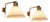 Model 8182 Wall Lamps by Falkenbergs Belysning, Sweden, 1960s, Set of 2 For Sale