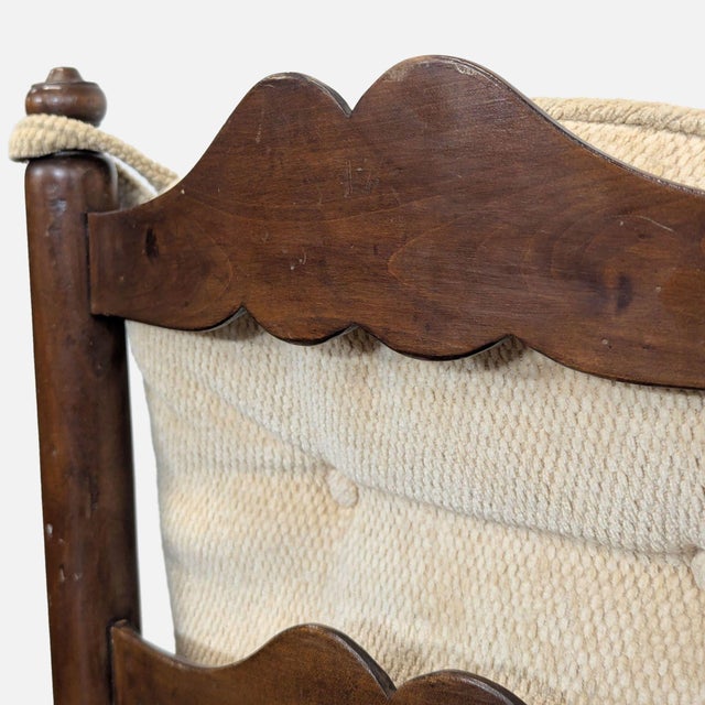 Vintage Ladderback Dining Armchair For Sale - Image 11 of 13