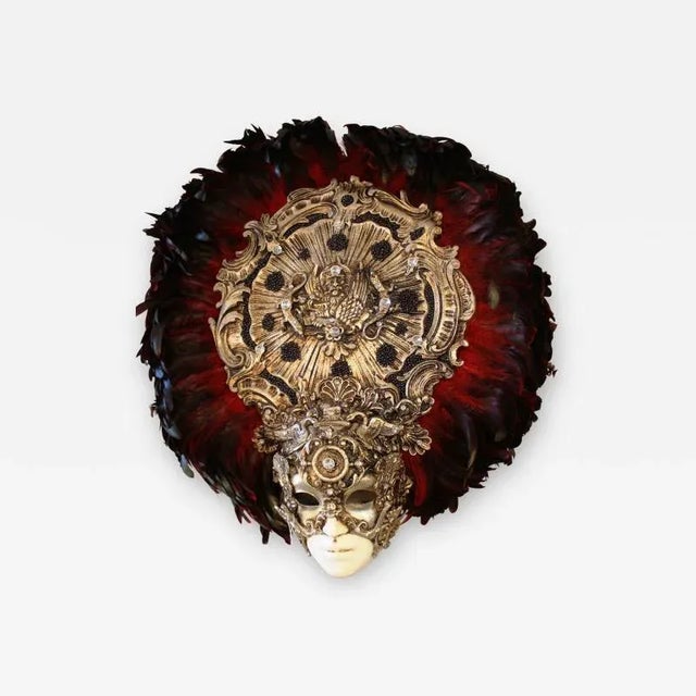 Early 21st Century DI Nobili - Venetian Wall Mask For Sale - Image 5 of 5
